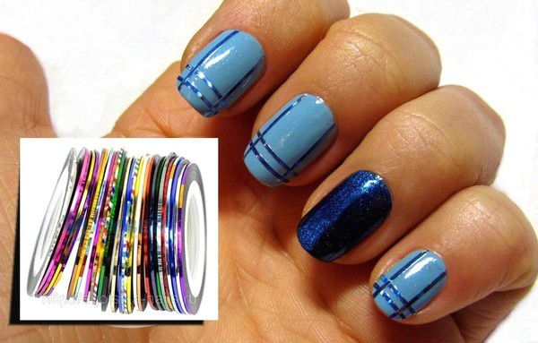 Полоски для ногтей - новая модная тенденция